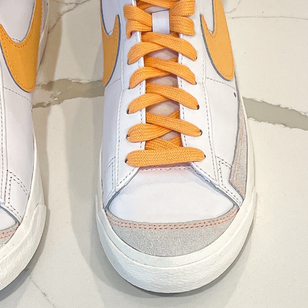 Nike Blazer Mid 77 White Peach Cream Sail Sneaker FD0287 100 Womens Sz 7.5 - Picture 7 of 15
